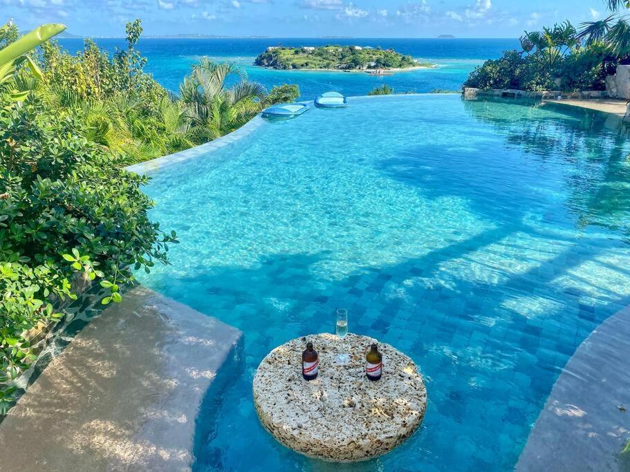 Luxury 7Br Waterfront Villa With Views Of Marina Cay And Scrub Island East End Eksteriør billede