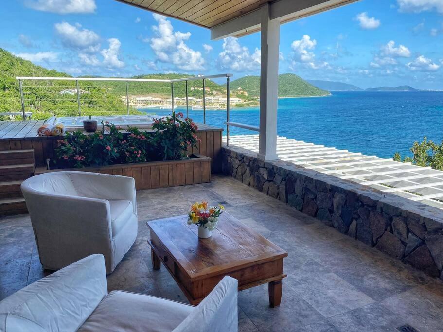 Luxury 7Br Waterfront Villa With Views Of Marina Cay And Scrub Island East End Eksteriør billede